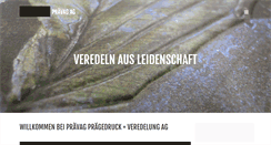 Desktop Screenshot of praevag.ch